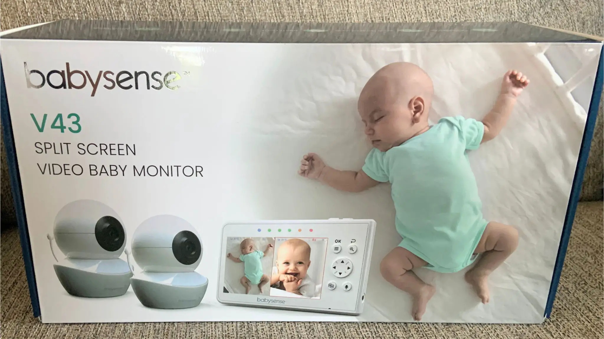 Babysense V43 Split Screen Baby Monitor Review (Pros & Cons)